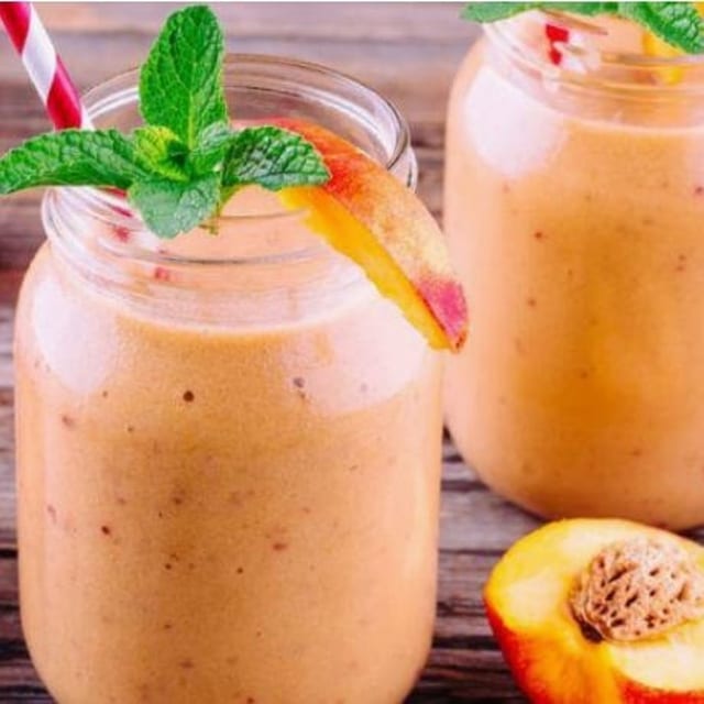Peach Yogurt Smoothie.