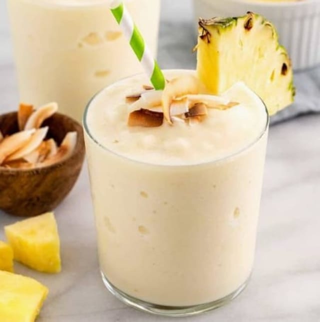 Coconut Pineapple Smoothie.