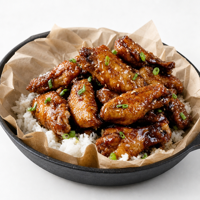 Spicy Korean Wings.